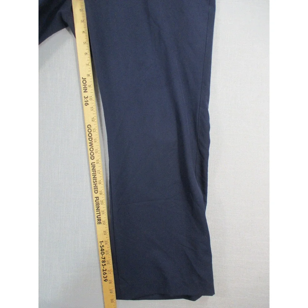 Lane Bryant Tailored Stretch Navy‎ Blue Dress Pants Trousers Womens 18R NWT